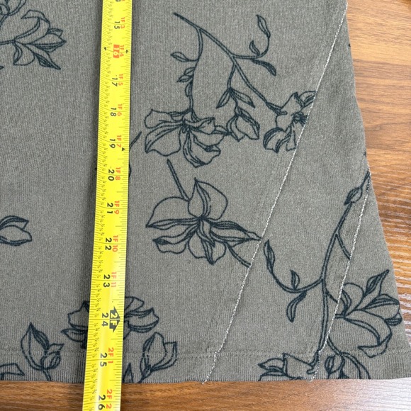 C & C California Floral Print Top V-Neck Balloon Long Sleeve Women's 1X - Picture 9 of 10